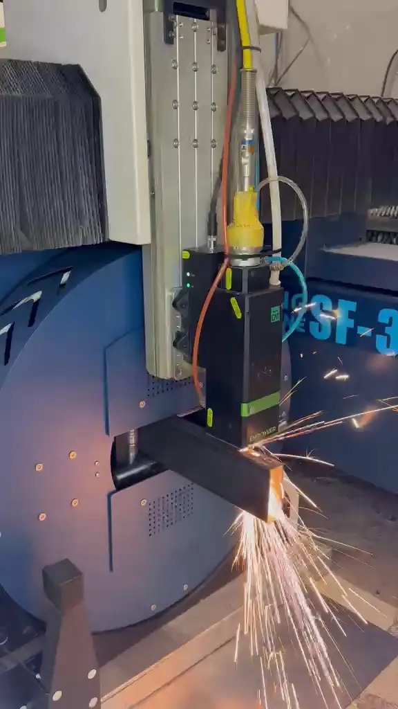 Boru lazer kesim makinesinde profil kesimi